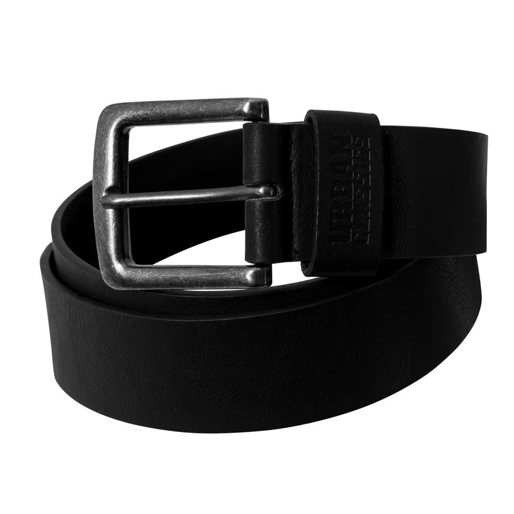 Urban Classics - Nep leren riem Ceinture - Noir